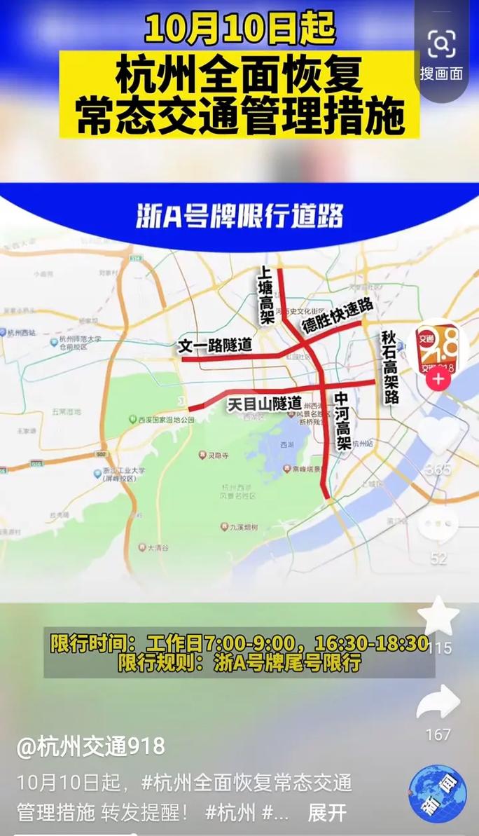 杭州限号杭州限号外地车怎么限号