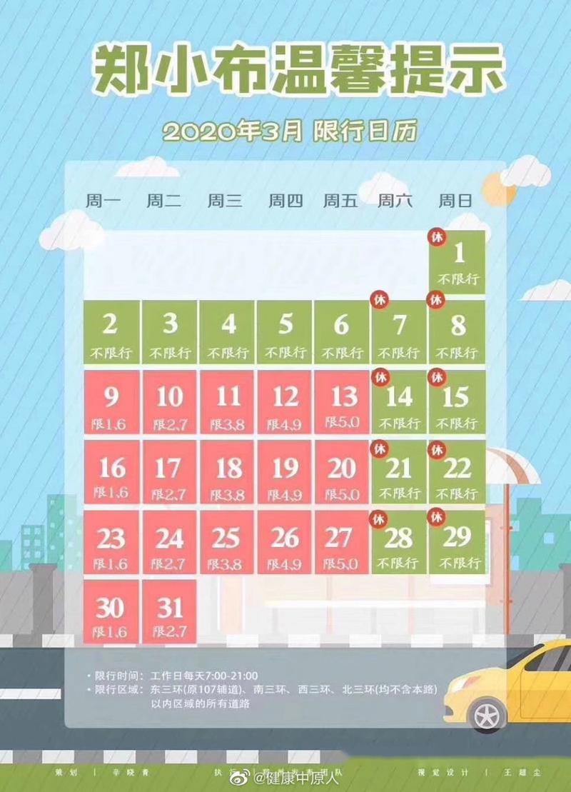 郑州限号时间郑州限号时间段几点到几点