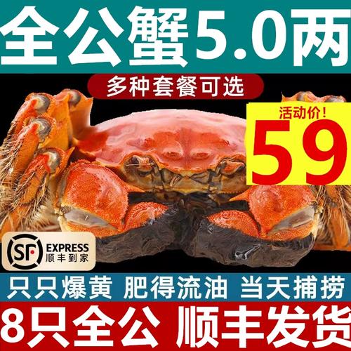 普陀同款螃蟹三个价普陀区大闸蟹专卖店地址
