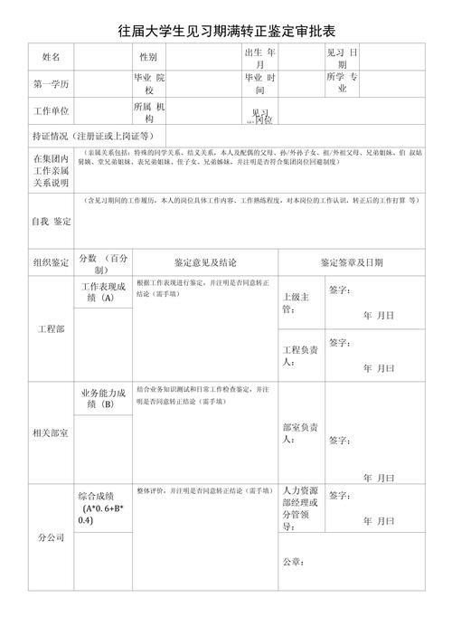 给大家普及下高等院校毕业生考核定级表学习教程免费下载毕业生定级审批表自我鉴定