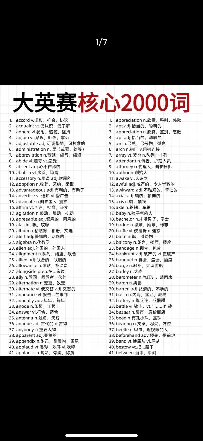 给大家普及下英语b级词汇学习教程免费下载英语B级词汇