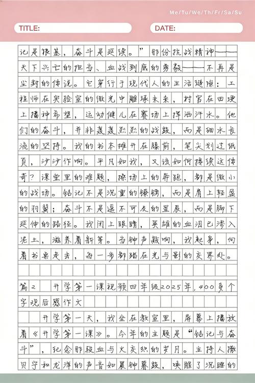 给大家普及下开学第一课2021年秋季直播视频作文学习教程免费下载