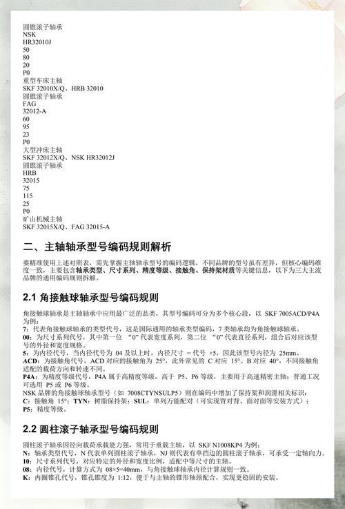 给大家普及下轴承新旧型号对照表学习教程免费下载轴承新旧型号对照查询