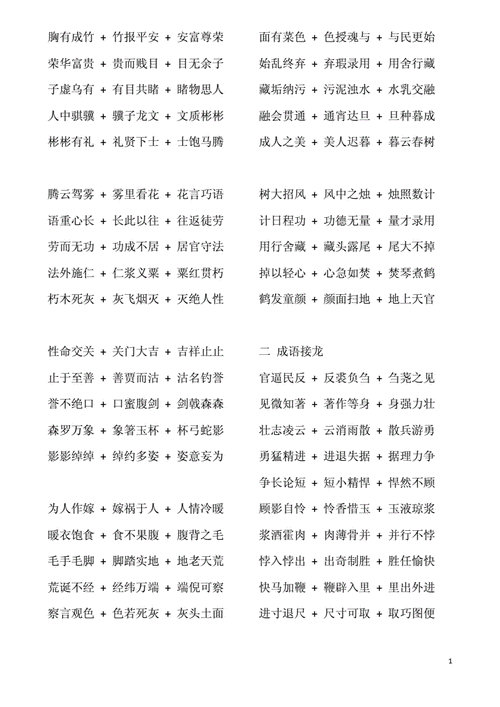 给大家普及下成语接龙答案学习教程免费下载成语接龙全部答案