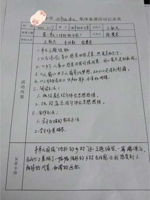 给大家普及下集体备课记录表学习教程免费下载集体备课记录详细步骤